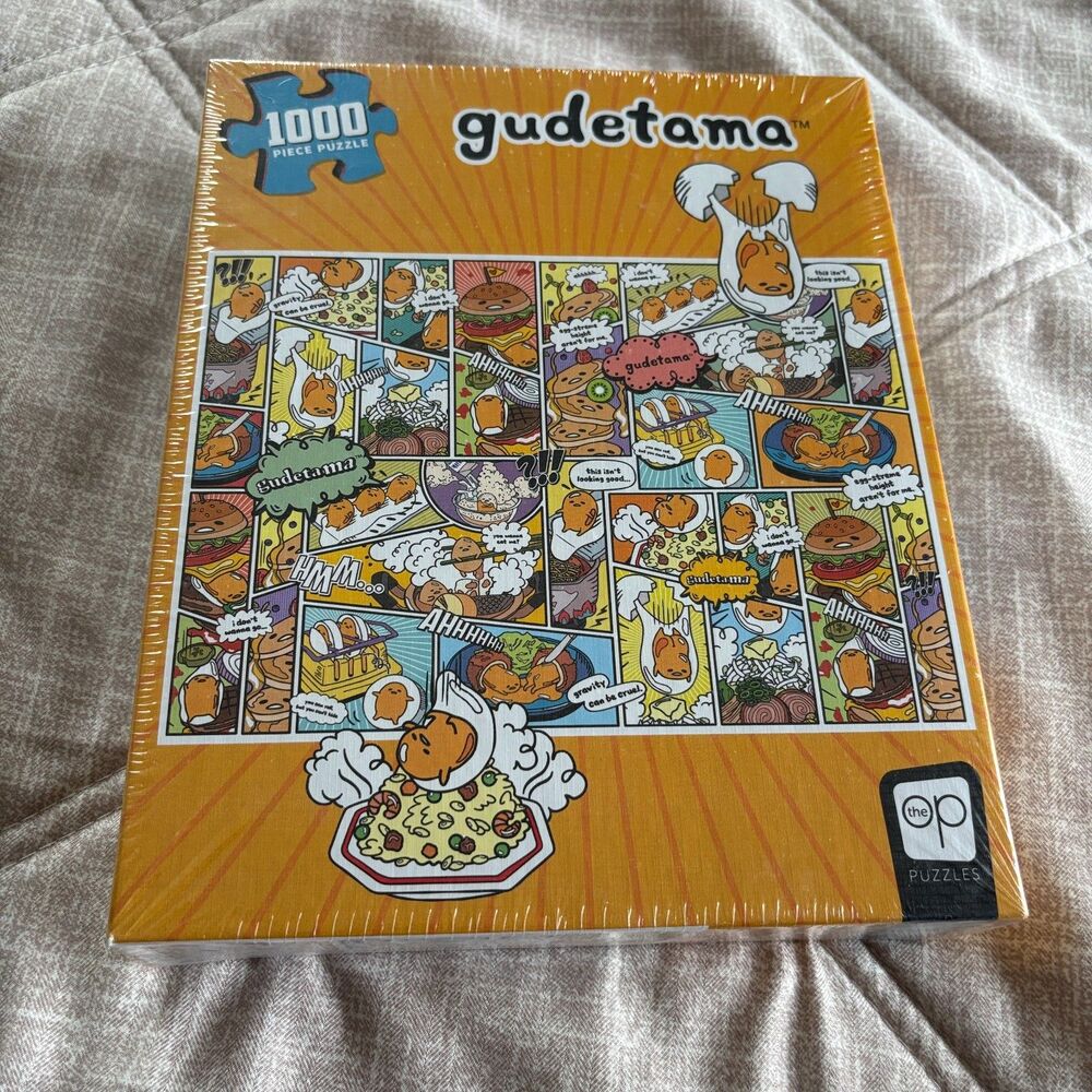 New Gudetama "Amazing Egg-Ventures" Comic Strip 1000 Piece Jigsaw Puzzle